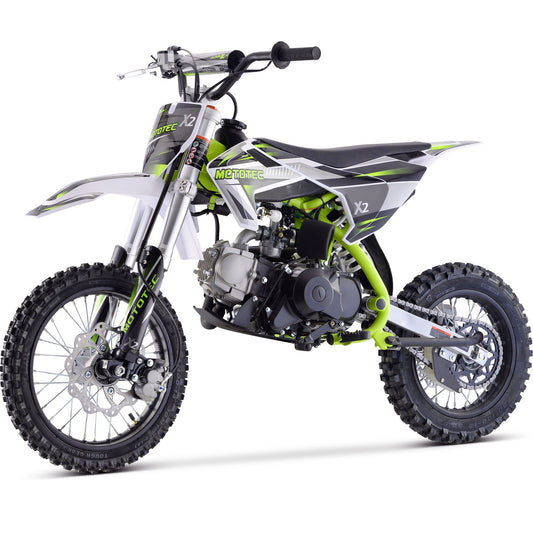 MotoTec X2 110cc 4-Stroke Gas Dirt Bike