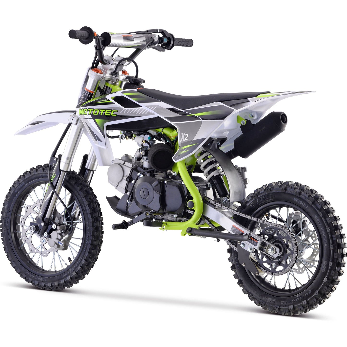 MotoTec X2 110cc 4-Stroke Gas Dirt Bike