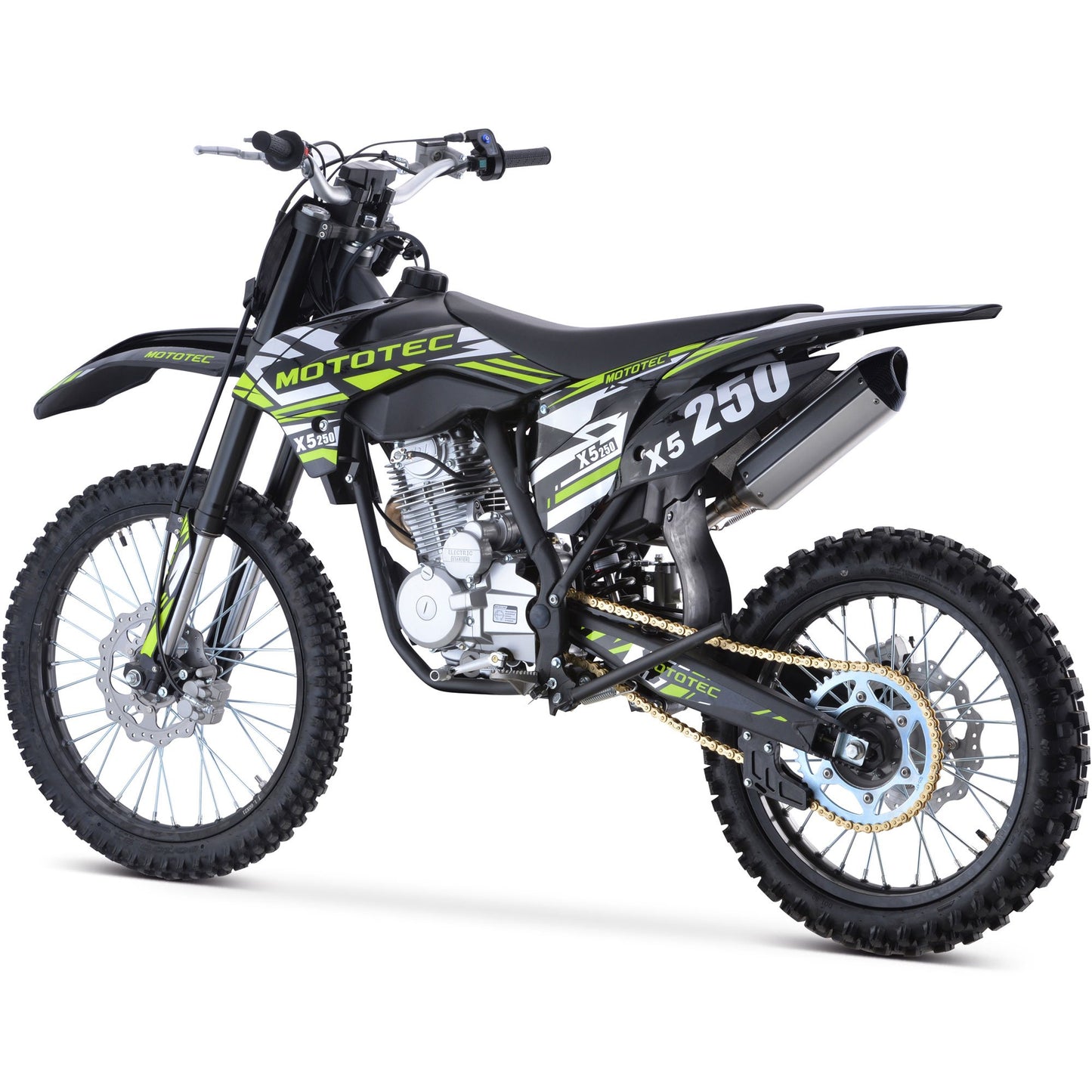 MotoTec X5 250cc 4-Stroke Gas Dirt Bike