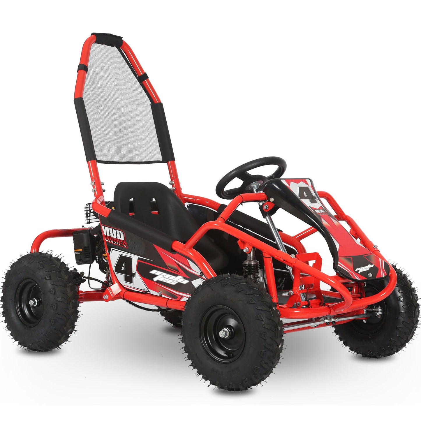 MotoTec Mud Monster Kids Gas Powered 98cc Go Kart